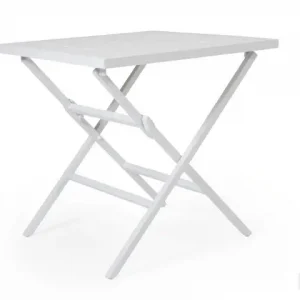 Wilkie fällbart cafébord 72x72x73 cm - vit Outlet