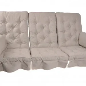 Begränsat erbjudande Hammockset River, hög rygg - beige rustic