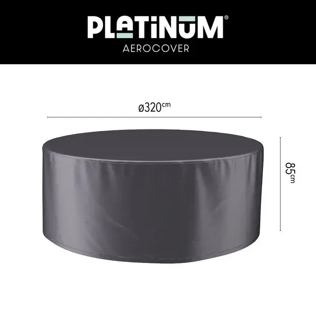 Nedsatt pris Möbelskydd Ø 320 H 85 cm - antracit