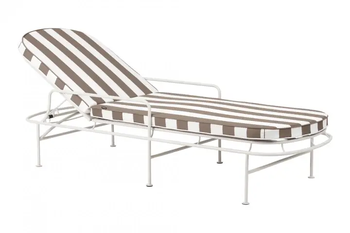 Fri frakt Arts vilsäng - soft white/beige stripes