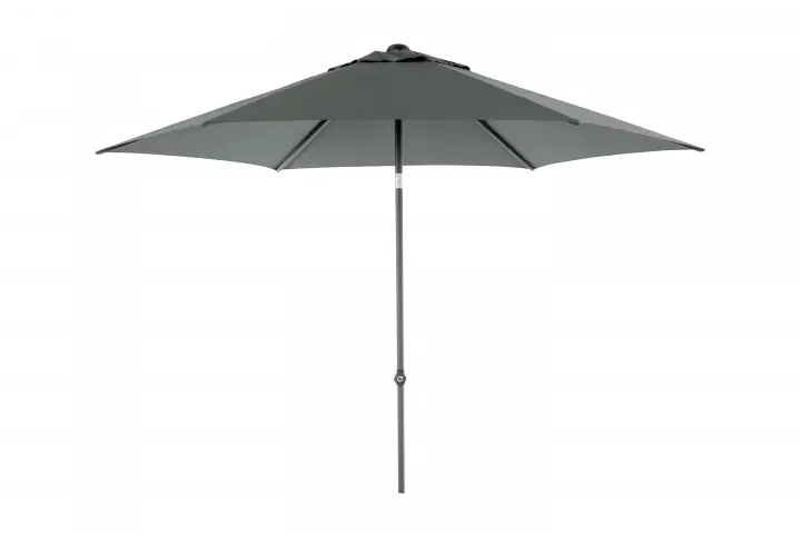 Poppi push-up parasoll Ø 3 m - antracit/grey Nedsatt pris