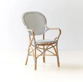 Isabell karmstol i rotting - vit/cappuchino Reapris