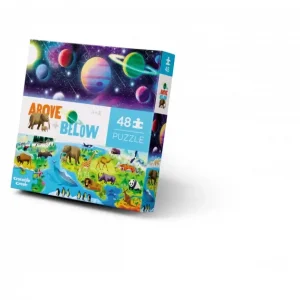 Above & Below/Earth & Space pussel, 48 bitar I lager