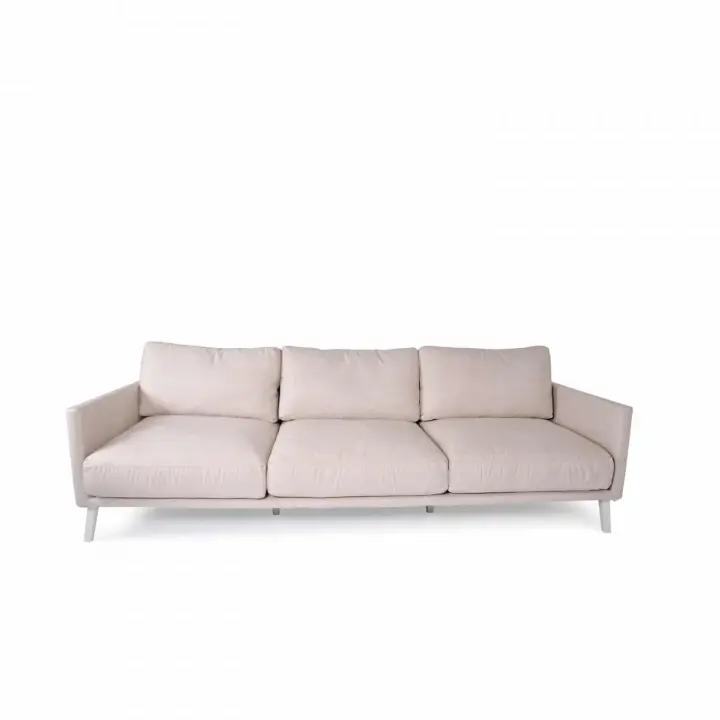 Säker betalning Easy 3-sits soffa - vit/lin dyna