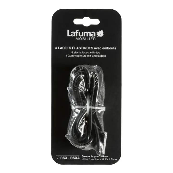 Premium Elastiska band till RSX/RSXA solstol - svart