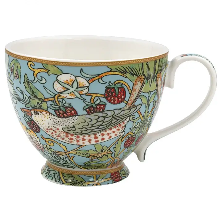 Teal Strawberry Thief Mayfairmugg Begränsad tid