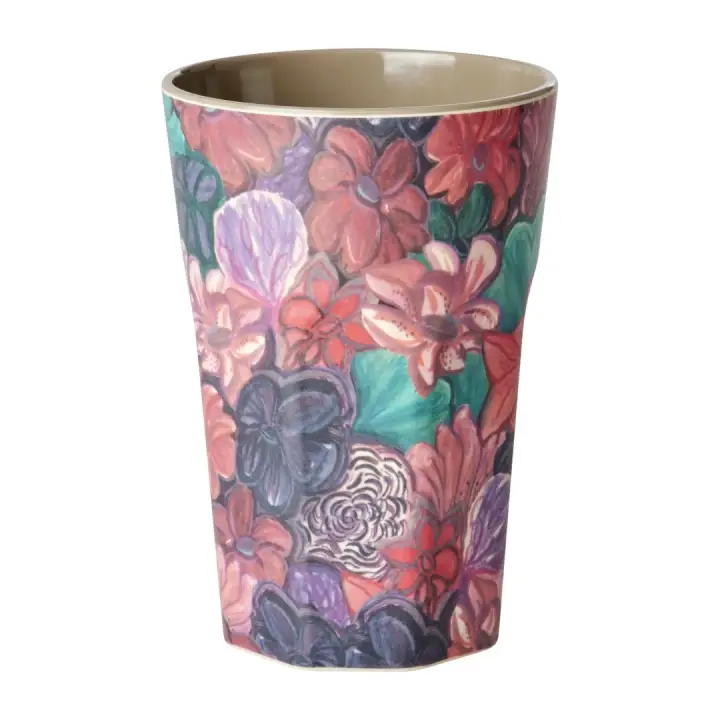 Fri frakt Forrest Flower melamin lattemugg - multi