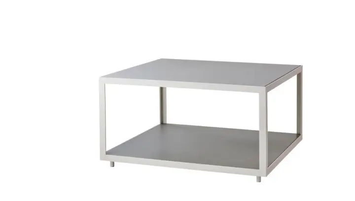 Premium Level soffbordsskiv-set stor (2 st) - light grey keramik