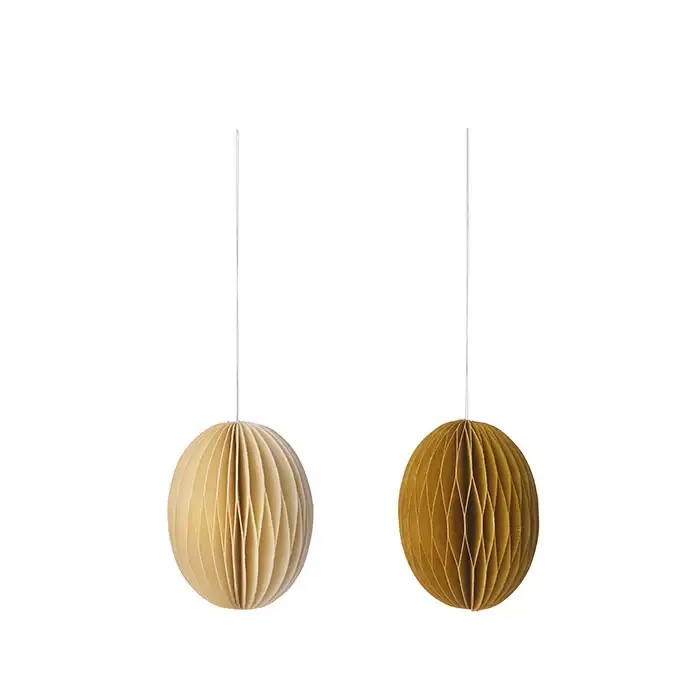 Outlet Swirl påskdekorations-ägg, 2-pack - honey