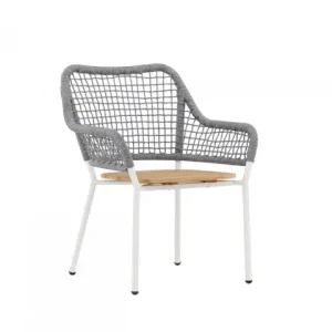 Fynd Amora loungefåtölj - grey/teak