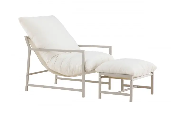 Premium Corso loungefåtölj - beige/beige
