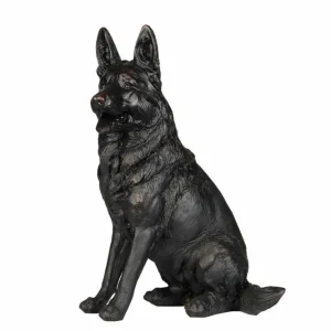 Hund Schäfer SvartBrun 16x11x22cm Fynd