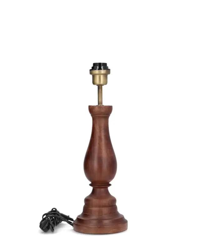 Sista chansen Lampfot Trä Brun E27 Ø14x43cm