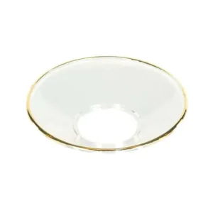 Köp nu Ljusmanschett Glas med Guldkant Ø6,5cm