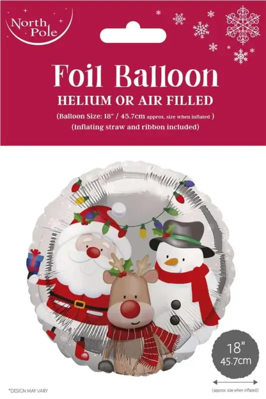 Erbjudande Ballong Rund Jul 46cm