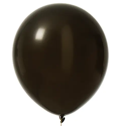 Ballong Svart inkl helium 30cm Populärt val