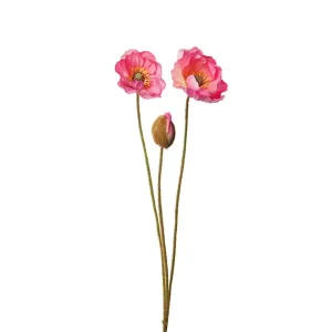 Populär Vallmo Kvist MörkRosa 75cm