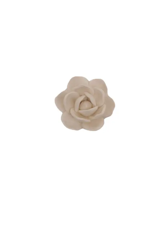 Dekorationsblomma mini beige 5x5x2cm Säker betalning