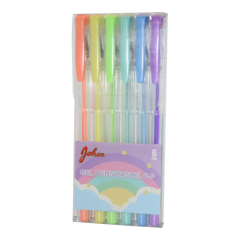 Endast denna vecka Gelpennor Pastell 6-pack