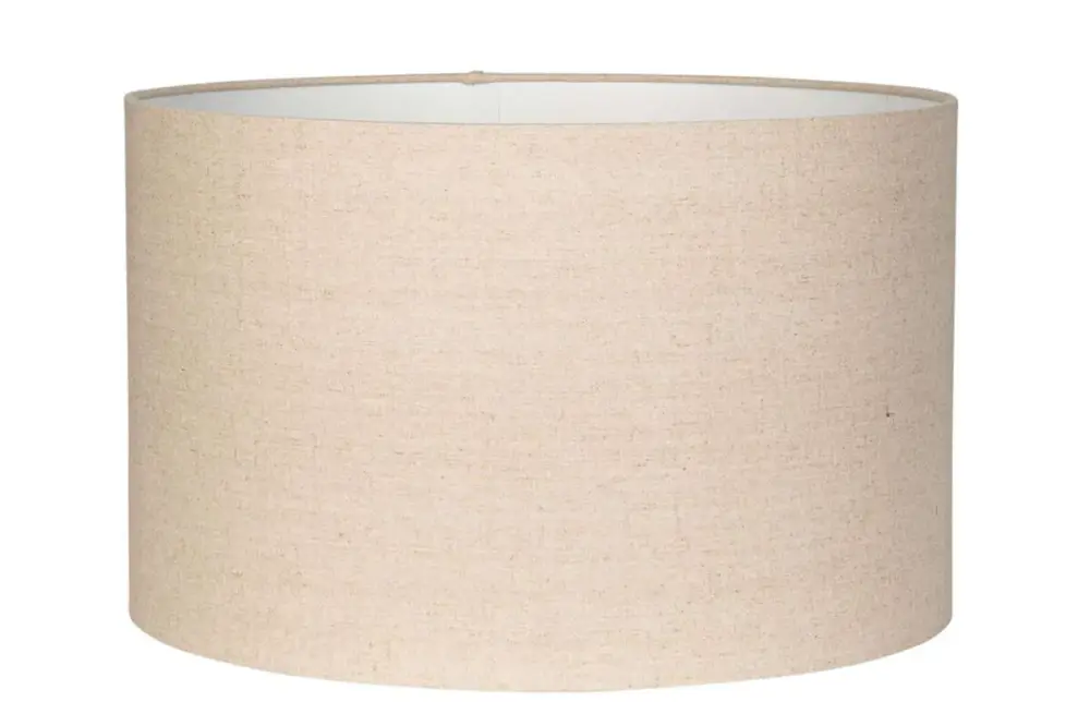 Lampskärm Linne Cylinder Natur Ø40x25cm Outlet