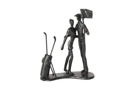 Metallfigur Golfande Par 15x8x19cm Reapris