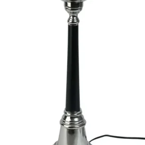 Beställ idag Lampfot Krans Silver Svart H40cm