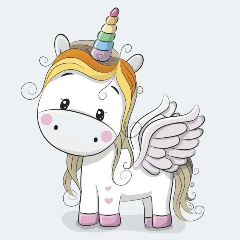 Barnposter – Miss Unicorn Kundfavorit