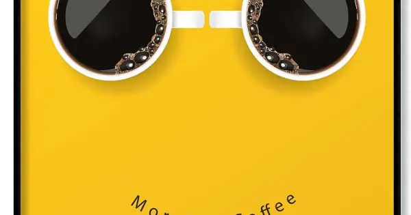 Expressleverans Kaffekoppar solglasögon - Köksposter