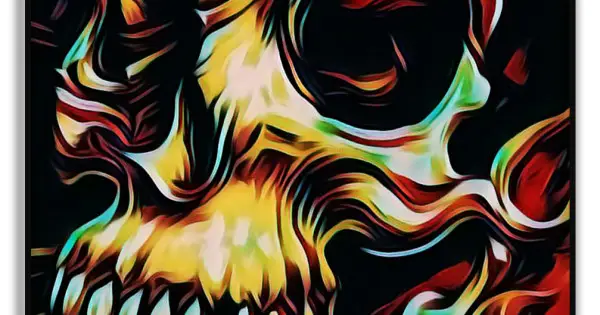 Dödskalle poster 61x91cm | Alltid fri frakt Fynd