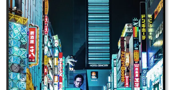 Gata i Tokyo - Fashion poster risnedsättning
