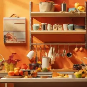 Artsy Kitchen - Orange kökstavla Köp nu