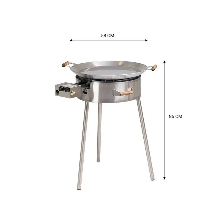 GrillSymbol Stekhäll Gasol PRO-580 inox Begränsat erbjudande