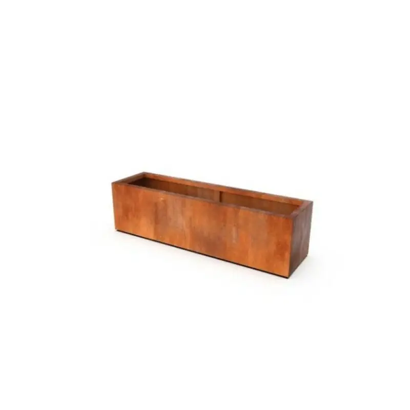 Trygg betalning Geroba Blomlåda Artesa Corten 120x40x40cm