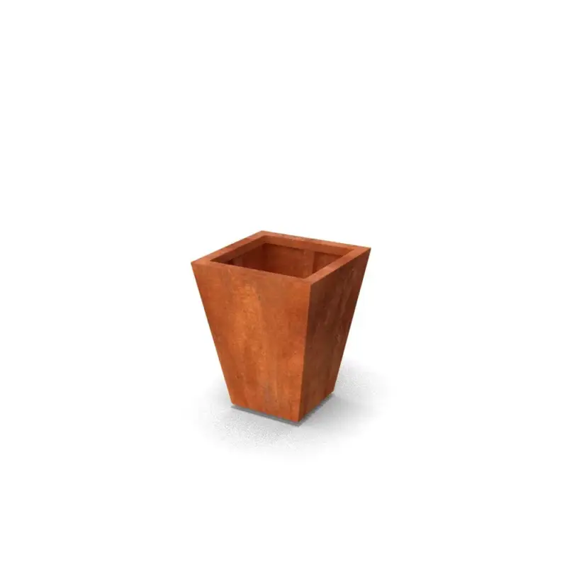 Geroba Blomlåda Vaso Corten 50x50x60cm Snabb leverans