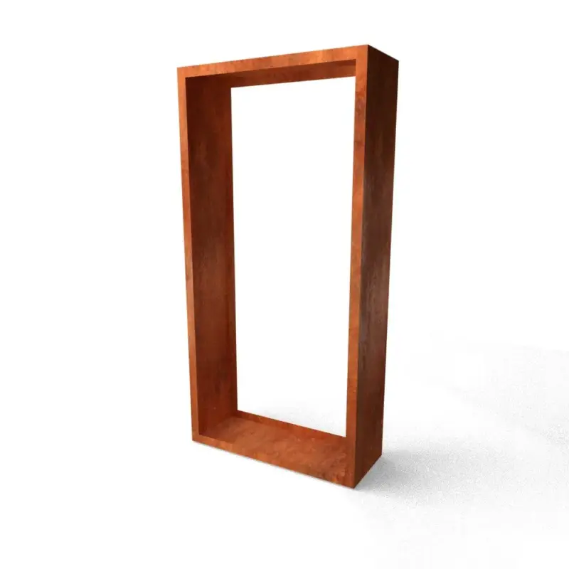 Rabatt Geroba Vedförvaring Egura Corten 100x38x200cm