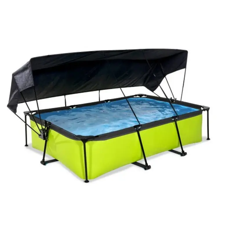 Erbjudande Exit Toys Pool Lime med Filterpump + Solsegel