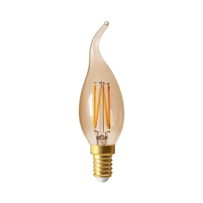 PR Home Ljuskälla Elect LED Filament E14 Kron Gold Sänkt pris