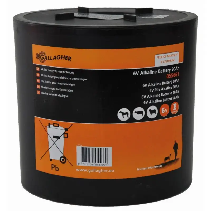 Beställ nu Gallagher Batteri Runt 6V/90Ah