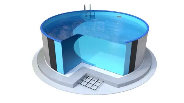Pool Mountfield Ibiza Rund 5x1,5 m Med hål för skimmer och backjet Fynd