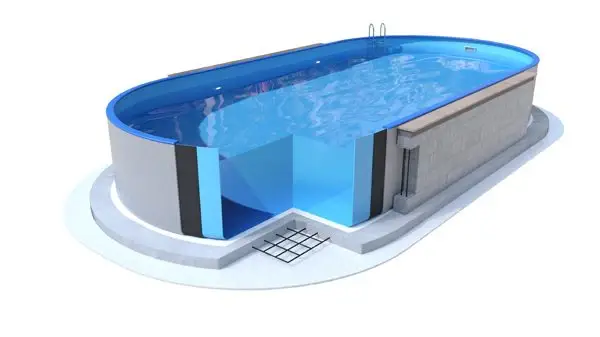 Lågt pris Pool Mountfield Ibiza Oval 5x11x1,5 m Utan hål för skimmer och backjet