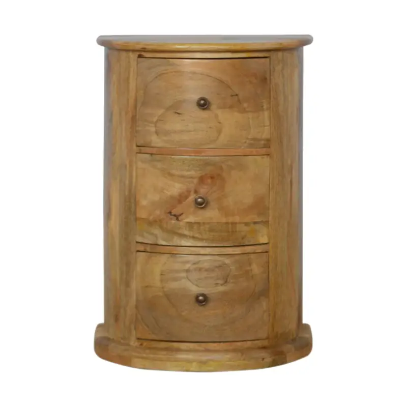3 Drawer Serpentine Drum Chest Nyhet