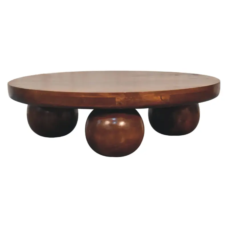 Chestnut Central Ball Table Nedsatt pris