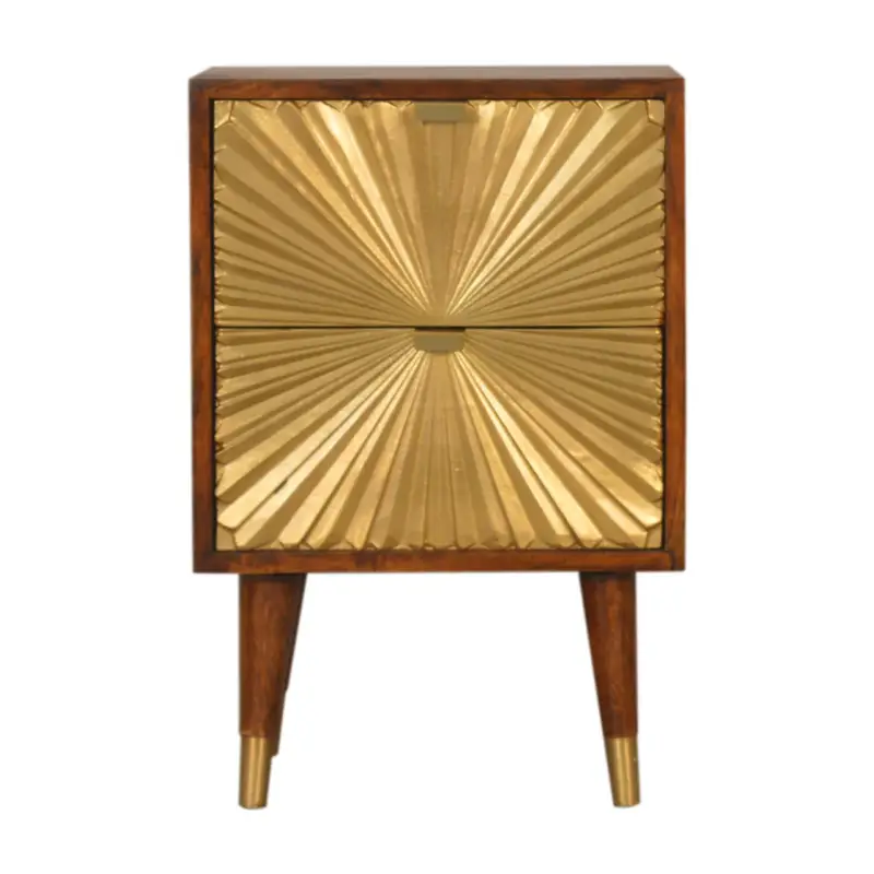 Manila Gold Nightstand Begränsat antal