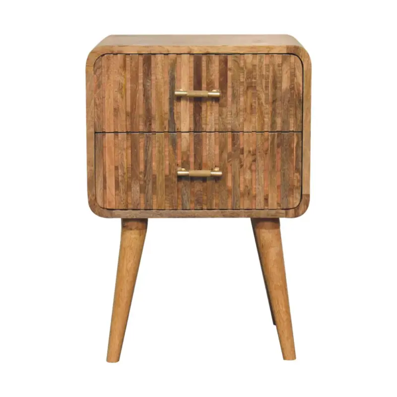 T-bar Ridged nightstand Rabatter