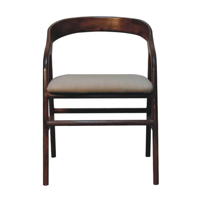 Chestnut Linen Deco Chair Kampanj