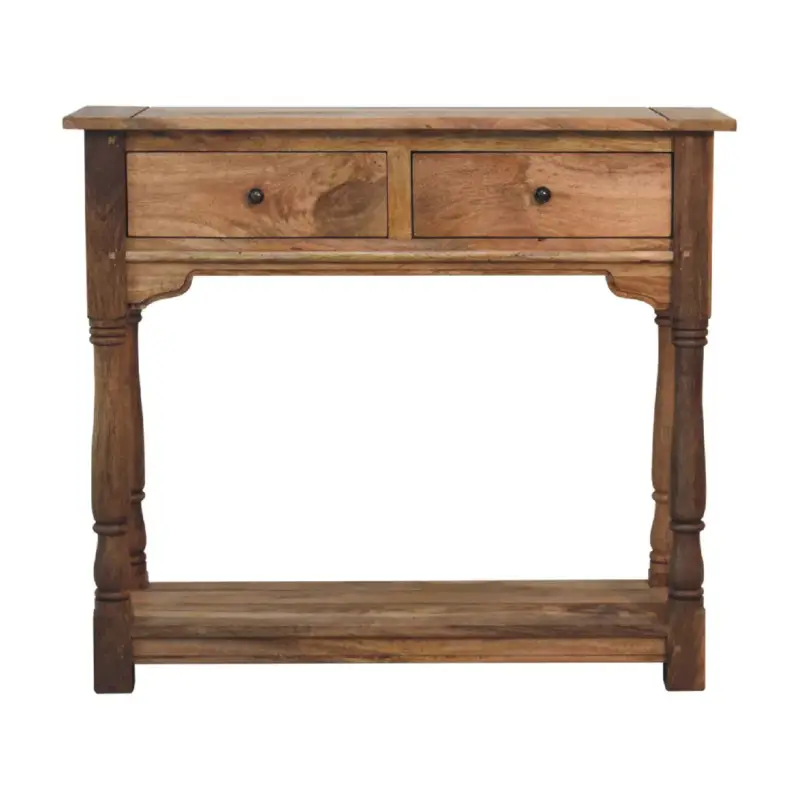 Premium Granary 2 Drawer Console Table