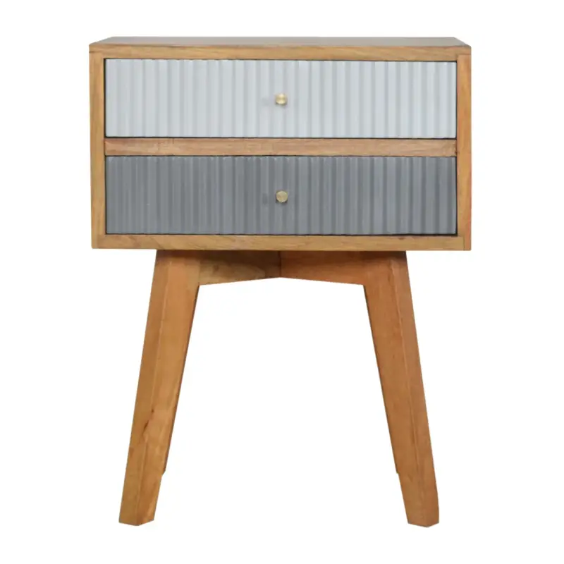 Kundfavorit Line Grey Painted Nightstand