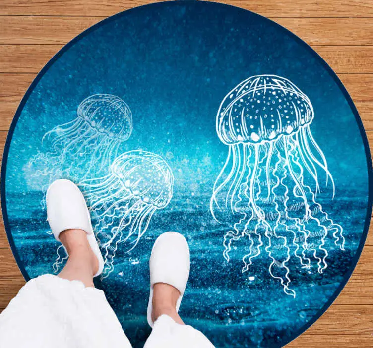 Rabatter Manet ocean scen Vinylmatta djur