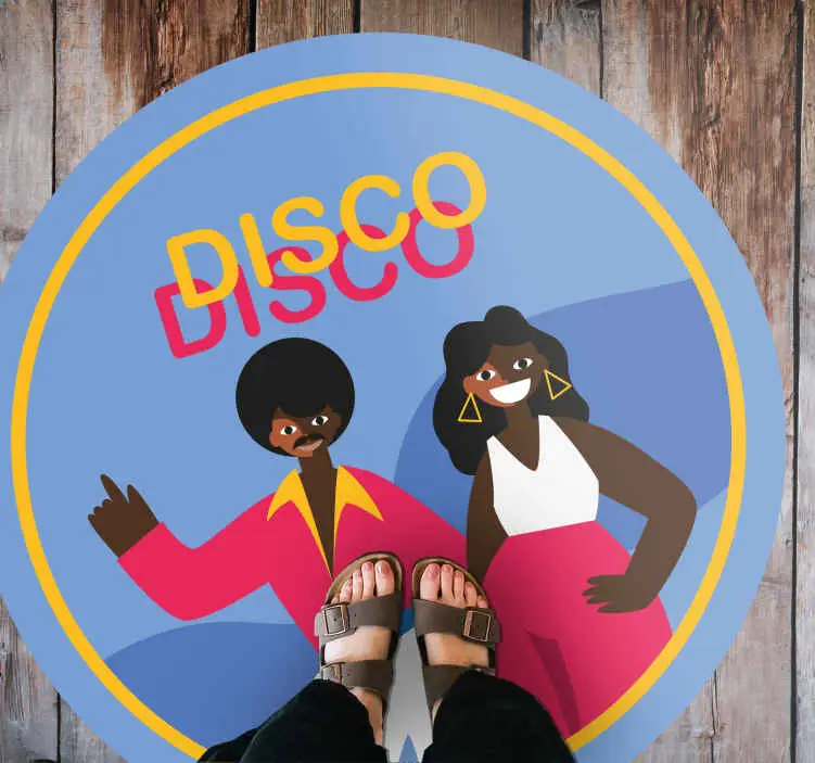 Dans 80 -tals disco man retro matta Trygg betalning