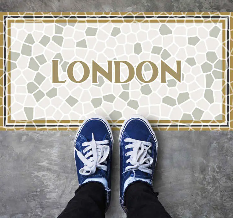 Billigare London mosaik Vinylmatta Mosaik